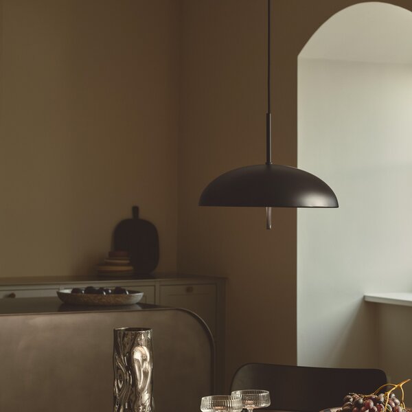 Függőlámpa DFTP by Nordlux, Versale, dimmable, Fekete, Étkező, Fém, Skandináv