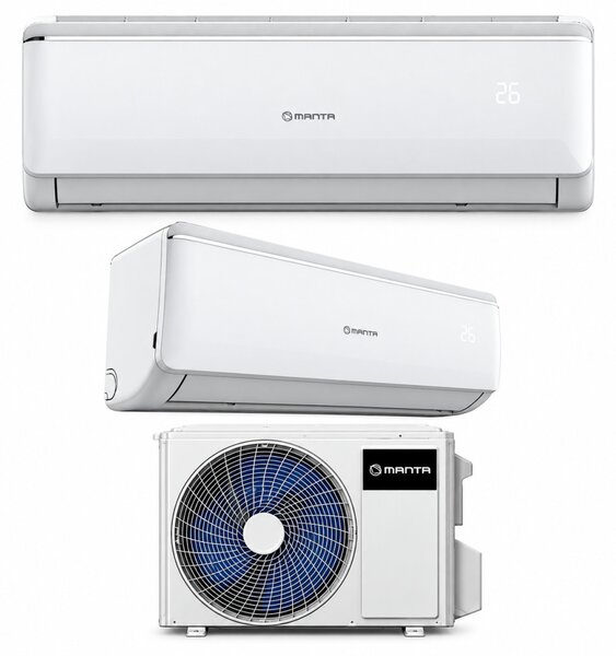 MANTA AAC012NN A++ inverteres hűtő-fűtő split klíma 3.5kw WIFI előkészítéssel