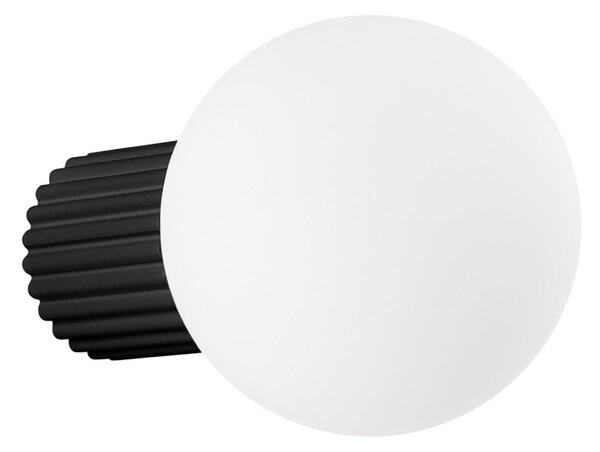 Fali Lámpa SOLLUX LIGHTING, ORBI, dimmable, Fekete, Fürdőszoba, Alumínium