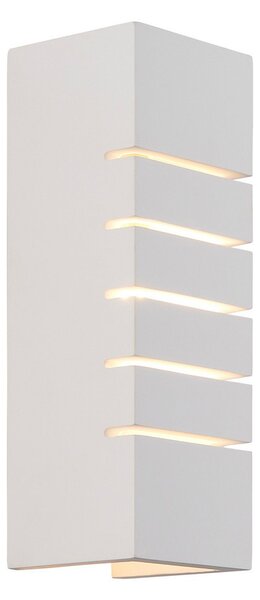 Fali Lámpa Nordlux, Lancio Square, dimmable, Fehér, Folyosó, Gipsz / Agyag