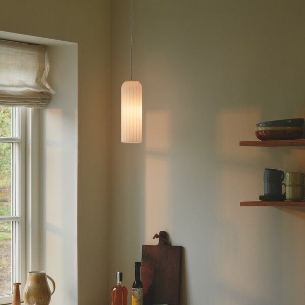 Függőlámpa Nordlux, Miella, dimmable, Fehér, Étkező, Üveg