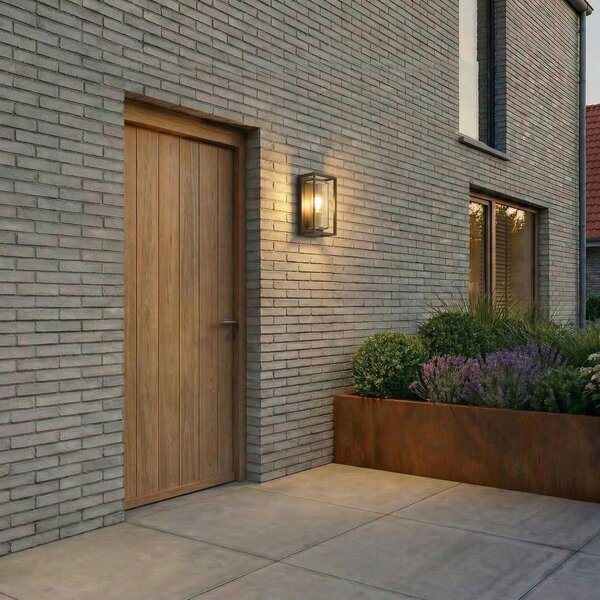 Kültéri Lámpa Arcchio, Ismera, dimmable, Fekete, Erkély, Alumínium, Modern
