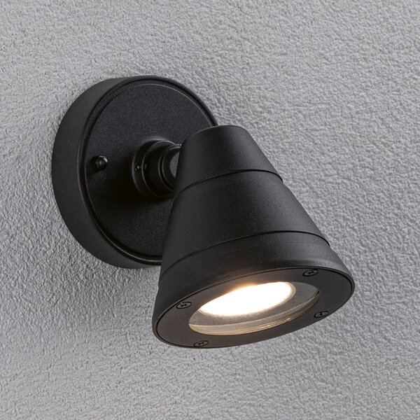 Kültéri Lámpa Paulmann, Trian, dimmable, Fekete, Fém, Modern