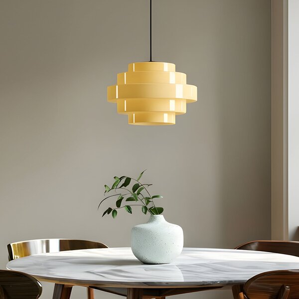 Függőlámpa ALDEX, Filo, dimmable, Sárga, Étkező, Üveg, Skandináv