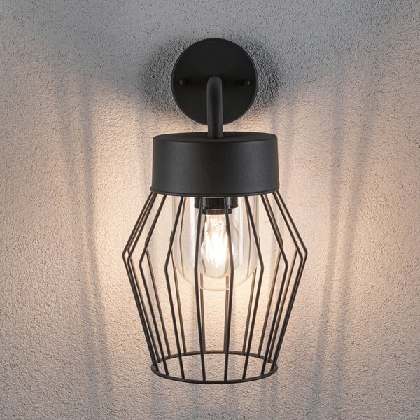 Kültéri Lámpa Paulmann, Lanka, dimmable, Fekete, Fém