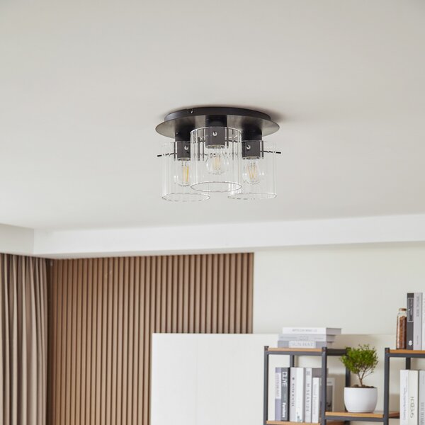 Mennyezeti Lámpa Lucande, Eirian, dimmable, Átlátszó, Nappali, Fém, Modern