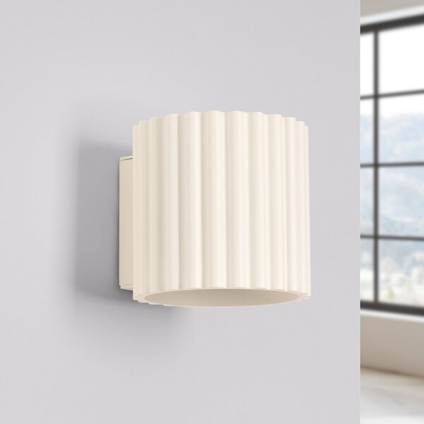 Fali Lámpa SOLLUX LIGHTING, RIBLA, dimmable, Bézs, Nappali, Alumínium