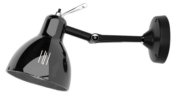 Fali Lámpa Rotaliana, Luxy H0 Glam, dimmable, Fekete, Nappali, Fém, Dizájn