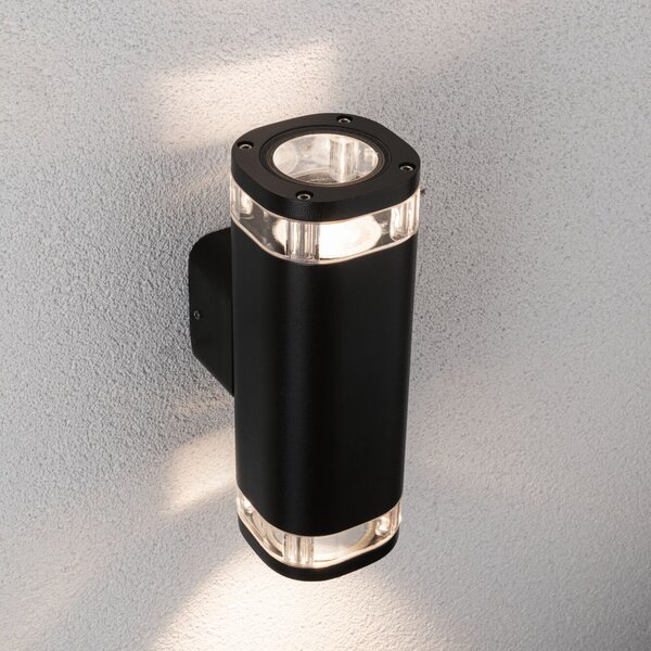 Kültéri Lámpa Paulmann, Colum, dimmable, Fekete, Fém, Modern