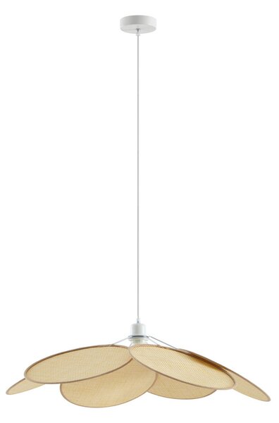 Függőlámpa Lindby, Astraia, dimmable, Bézs, Nappali, Szövet / Textília