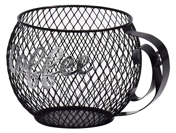 Kicsi fekete Coffee-kapszulatartó