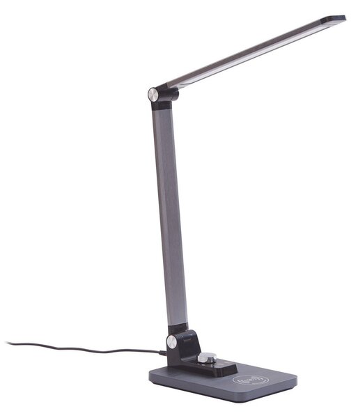 Asztali lámpa Lindby, Valtaris, dimmable, Fémes, Dolgozószoba / iroda, Műanyag, Modern