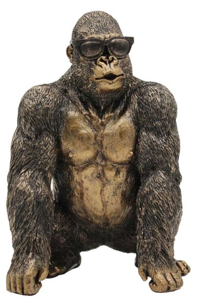 Napszemüveges gorilla - szobor