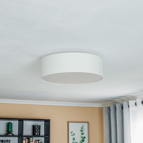 Mennyezeti Lámpa Euluna, Roller, dimmable, Bézs, Nappali, Szövet / Textília, Modern