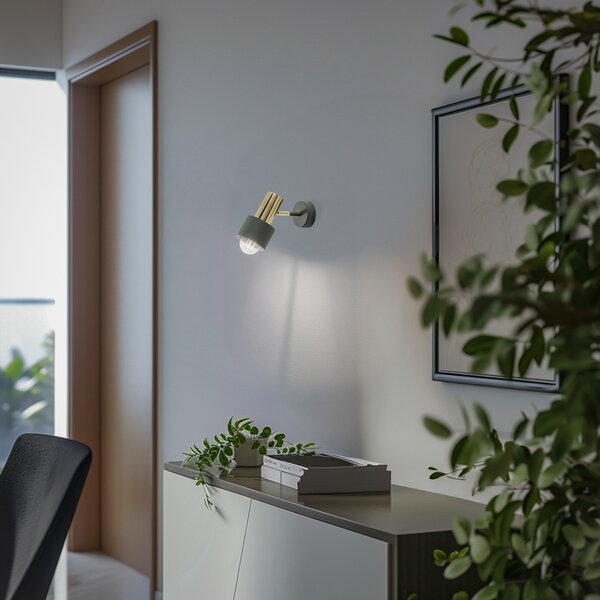 Mennyezeti Lámpa Euluna, Destin, dimmable, Zöld, Nappali, Fém, Modern