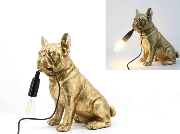 Arany Bulldog- lámpa