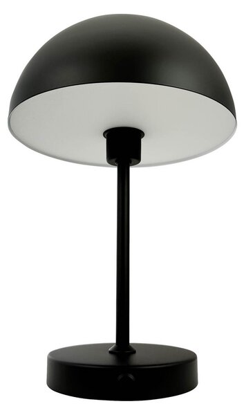 Asztali lámpa Dyberg Larsen, Stockholm, dimmable, Fekete, Nappali, Fém, Skandináv