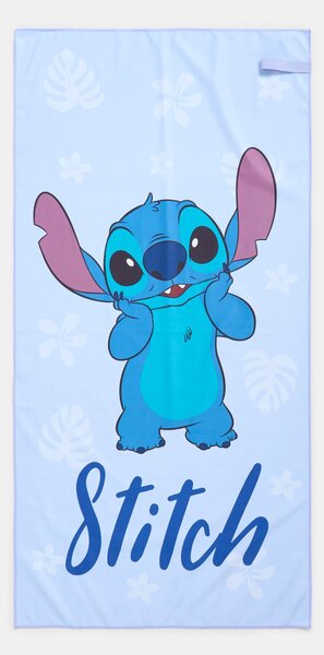 Sinsay - Gyorsan száradó törölköző Lilo & Stitch - halványkék