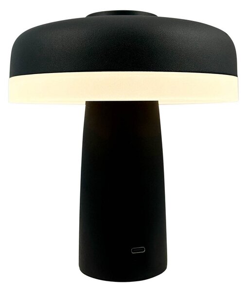 Asztali lámpa Dyberg Larsen, Porter, dimmable, Fekete, Nappali, Fém, Skandináv