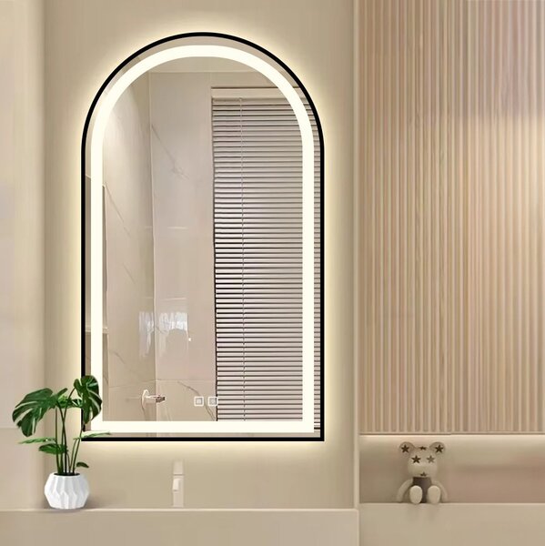 LED Tükör 60x100cm DASH BLACK