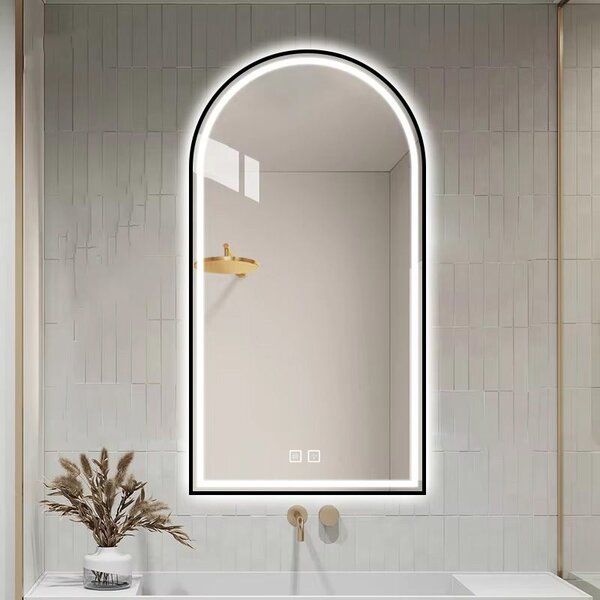 LED Tükör 60x100cm DASH BLACK