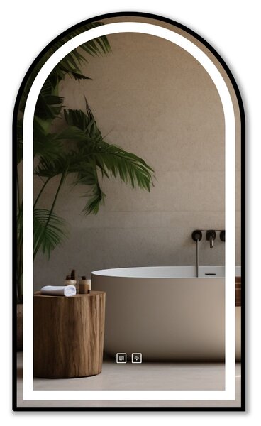 LED Tükör 60x100cm DASH BLACK