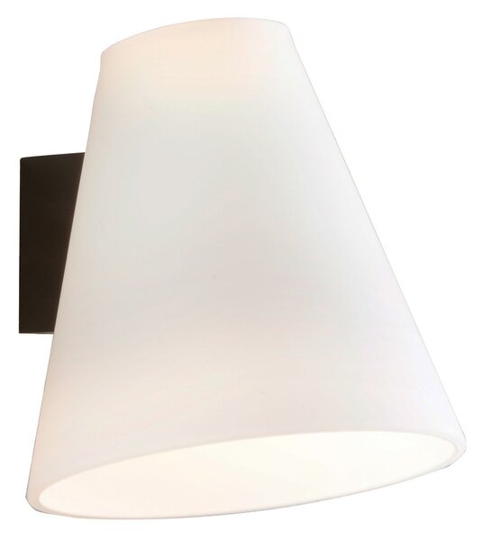 Fali Lámpa Lucande, Timido, dimmable, Fehér, Nappali, Üveg