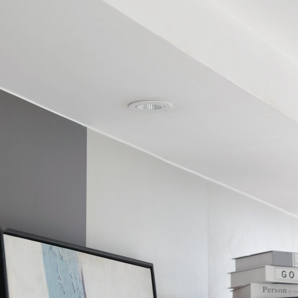 Spotlámpa Arcchio, Zarik, dimmable, Fehér, Nappali, Alumínium, Modern