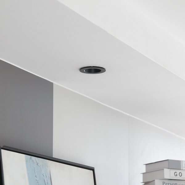 Spotlámpa Arcchio, Aryx, dimmable, Fekete, Nappali, Fém, Modern