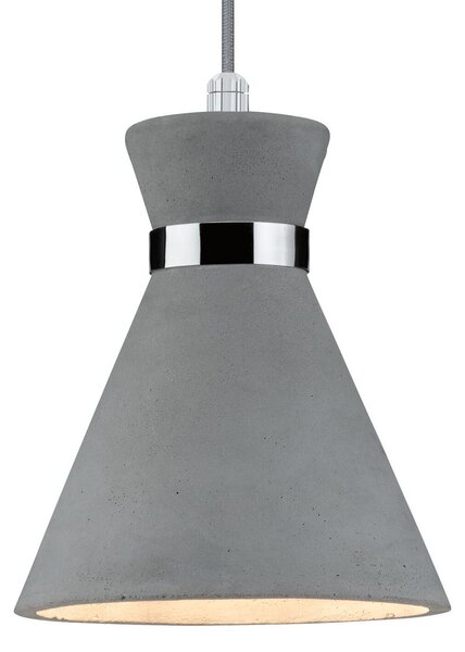Függőlámpa Paulmann, Verve, dimmable, Szürke, Fürdőszoba, Beton, Modern