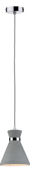 Függőlámpa Paulmann, Verve, dimmable, Szürke, Fürdőszoba, Beton, Modern