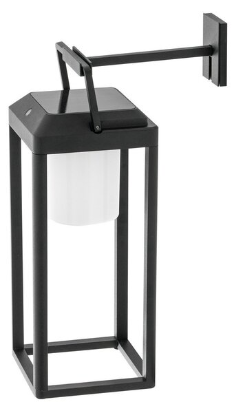 Kültéri Lámpa Lucande, Tilena, dimmable, Fekete, Erkély, Alumínium, Modern