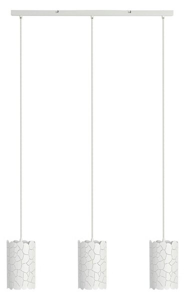 Függőlámpa Lindby, Aralena, dimmable, Fehér, Nappali, Fém, Modern