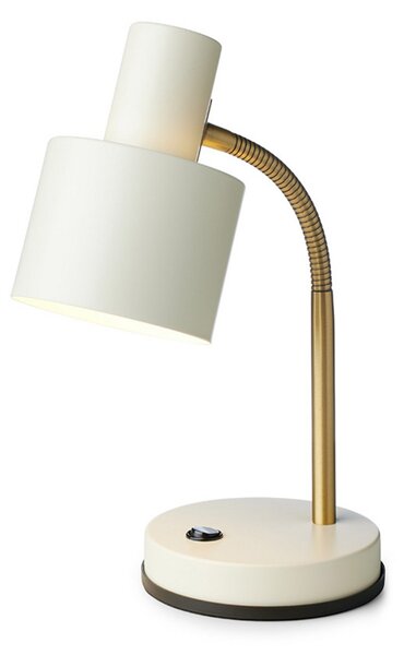 Asztali lámpa Halo Design, Bézs, Nappali, Fém