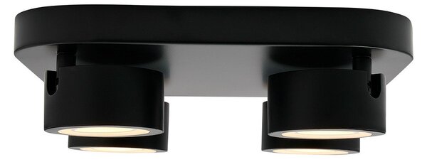 Mennyezeti Lámpa Nordlux, Clyde, dimmable, Fekete, Folyosó, Fém