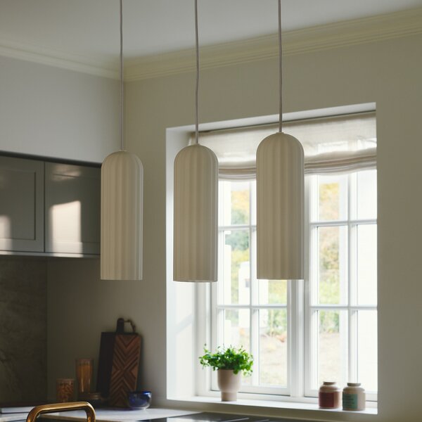 Függőlámpa Nordlux, Miella, dimmable, Fehér, Étkező, Üveg