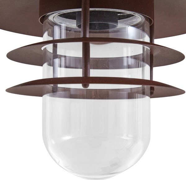 Kültéri Lámpa Lindby, Meliora, dimmable, Barna / Rozsdabarna, Erkély, Fém