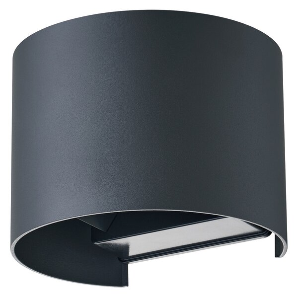Kültéri Lámpa Lindby, Dara, dimmable, Szürke, Erkély, Alumínium, Modern