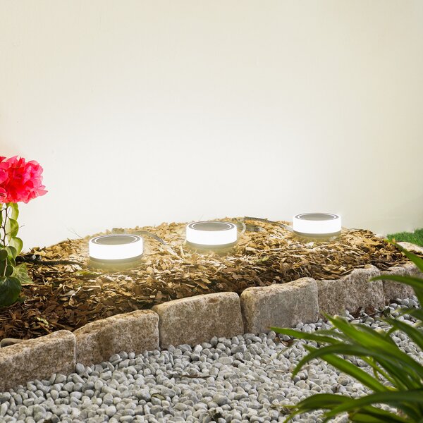 Kültéri Lámpa Lindby, Kyren, dimmable, Fehér, Terasz, Műanyag, Modern