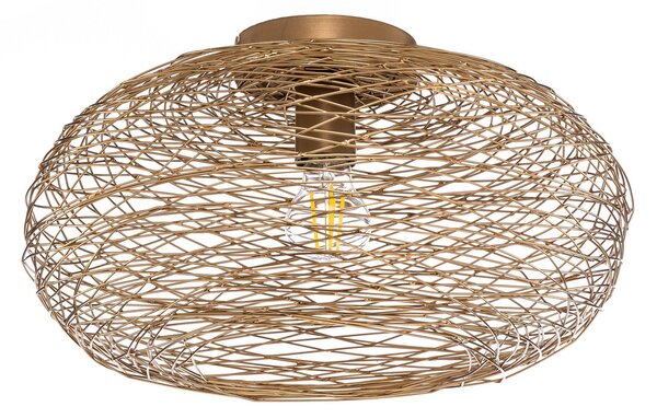 Mennyezeti Lámpa Lindby, Kaviya, dimmable, Arany / Sárgaréz, Nappali, Fém, Dizájn