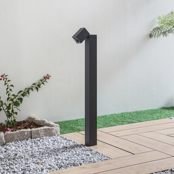 Kültéri Lámpa Lindby, Othil, dimmable, Szürke, Erkély, Alumínium, Modern