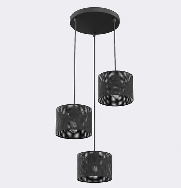 Emibig modern függeszték lux fekete emi1670/3prem