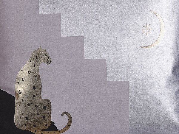 2 db díszpárna DIGITALIS Pamut 45 x 45 cm Szürke Absztraktmintás