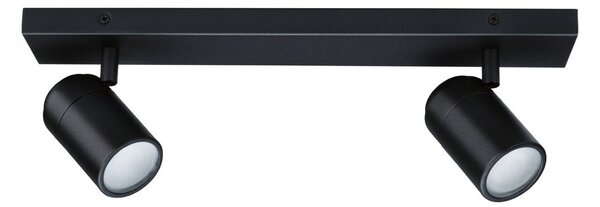 Mennyezeti Lámpa Paulmann, Zyli, dimmable, Fekete, Fürdőszoba, Fém, Modern