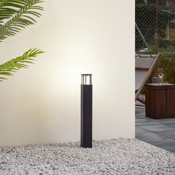 Kültéri Lámpa Lucande, Dakil, dimmable, Fekete, Terasz, Alumínium, Modern