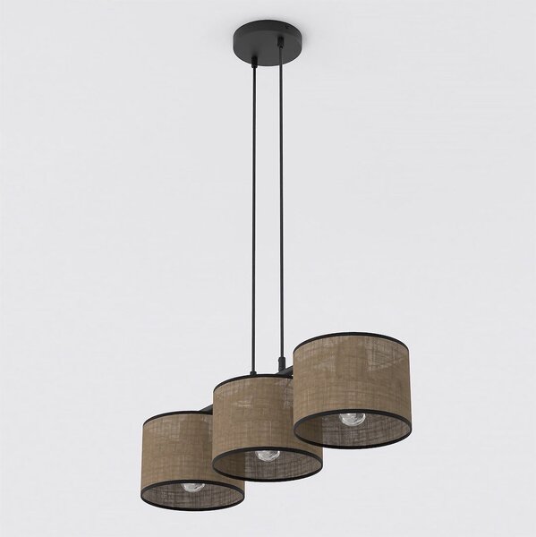 Emibig modern függeszték eco barna fekete emi1657/3
