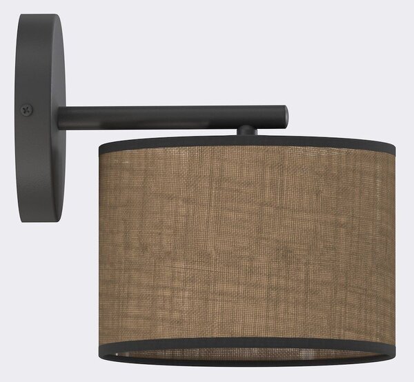 Emibig modern fali lámpa eco barna fekete emi1657/k1