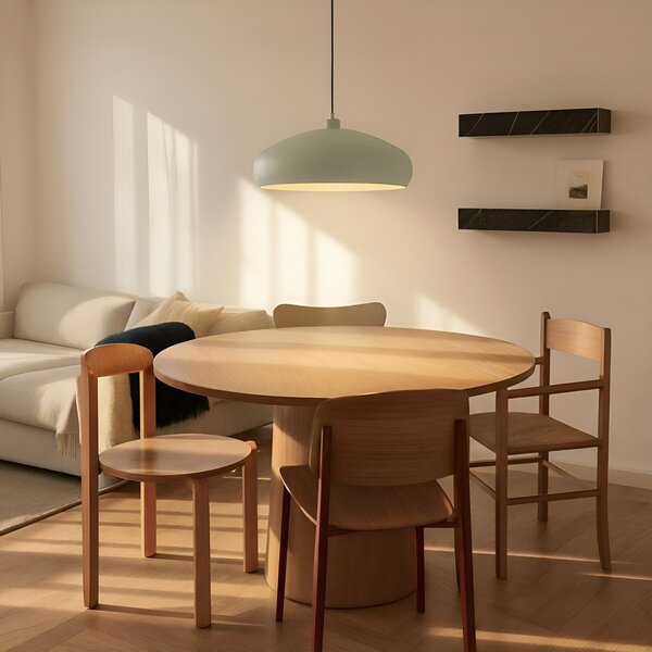 Függőlámpa Lindby, Elover, dimmable, Zöld, Étkező, Fém, Modern