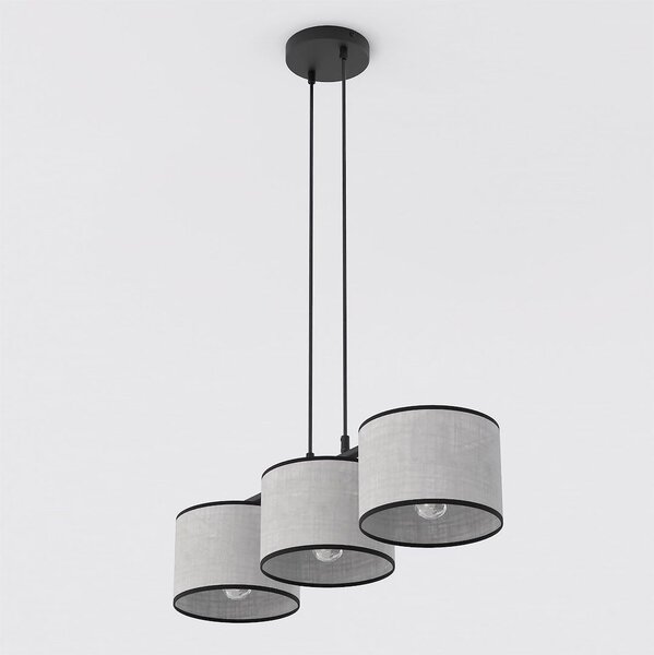 Emibig modern függeszték eco fekete szürke emi1656/3