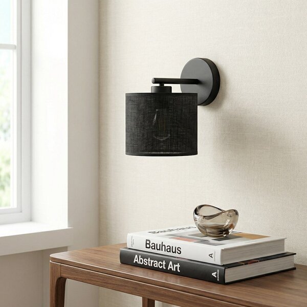 Emibig modern fali lámpa eco fekete emi1655/k1